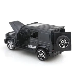(Bagged) 1/36 scale alloy off-road SUV four-door replica G-Class pullback toy car, die-cast metal, boy's toy, powerful pullback. Bangladesh (New)