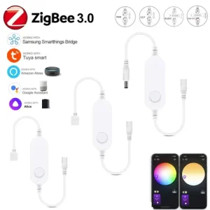 Zigbee 3.0 Smart LED Controller DC5V 12V 24V Dimmer Single color CCT RGB RGBW RGBCCT LED Strip for Tuya Alexa SmartThings 2mqtt Bangladesh (New)