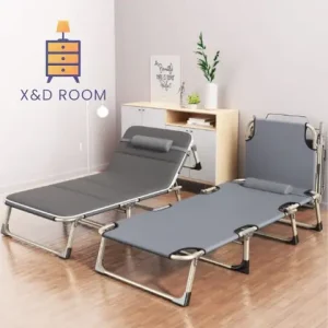 X&D Lightweight And Easy To Store Foldable Bed For Home Using Adult Nap Bed Leisure Chair Foldable Office Nap Bed Companion Beds Bangladesh (New)