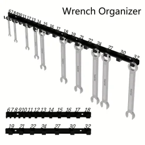 [Durable Screw Organizer] Durable Heavy-Duty Metal Wall-Mounted Screw Organizer with Numbered Slots (61 for #6,31 for #8, etc.) Bangladesh (New)