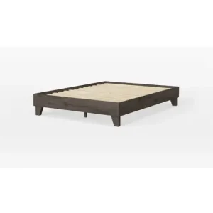 Wood Bed Frame Made with 100% New Zealand Pine Solid Mattress Platform Foundation Pressed Pine Slats Bangladesh (New)