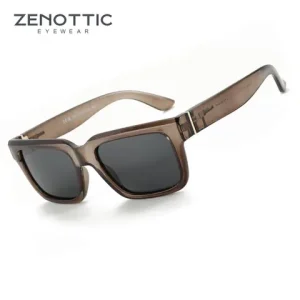 ZENOTTIC Retro Rectangle Sunglasses for Men Women Polarized UV400 Protection Classic Trendy Driving Sun Glasses Bangladesh (New)