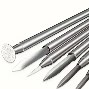 Wood Carving Drill Bits Set for Rotary Tool 6Pcs Engraving Drill Accessories Bit Wood Crafts Grinding Tool 3mm Bangladesh (New)