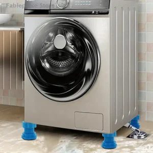 （Fable）1Pc Adjustable Height Washing Machine Foot Pads Anti Vibration Refrigerator Base Fixed Non-Slip Pad Support Dampers Stand Bangladesh (New)