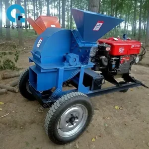 Wood Crusher Dual Feeding Ports Sawdust Crusher Bamboo Leaf Straw Wood Crusher Bangladesh (New)