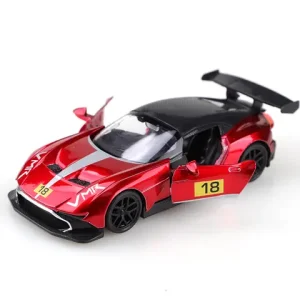(Bagged) 1:36 Martin Alloy Racing Car, 1.36 scale simulated alloy pullback racing car, boy's toy, simulated racing car Bangladesh (New)