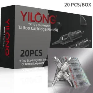 Yilong 20Pcs/Box Tattoo RL Cartridges Permanent Makeup Round Liner 0.25/0.30/0.35/0.40mm Needles For Tattoo Machines Supplies Bangladesh (New)
