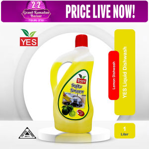 Yes Dishwash Liquid Lemon  - 1Ltr Bangladesh (New)
