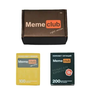 《Meme Club: 3-in-1 Emoji Game Set》, Board Game, Interactive Tabletop Game, Card Game Suitable for Company Gatherings, Ideal as a Holiday Gift. Bangladesh (New)