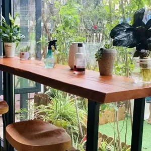 （VIP3）Home Living Room High-end Solid Wood Bar Stool Birch Stool Dining Room Indoor Outdoor Chair Bangladesh (New)
