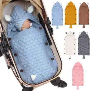 0-1 Years Baby Sleeping Bags 75*35cm Infant Swaddle Wrap Sleepsacks For Stroller Newborn Baby Bedding Baby Blanket Bangladesh (New)