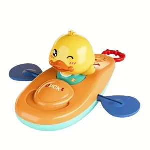 1 Pc Little Yellow Duck Kayak Toy Swimming Pool Bathroom Toy 1 Pc Little Yellow Duck Kayak Toy Swimming Pool Bathroom Toy Bangladesh (New)