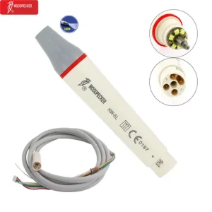 Woodpecker Dental Ultrasonic Scaler Handpiece With LED Scaler Handle With Cable Tube Dentistry Torque Wrench HW5L Fit EMS Bangladesh (New)
