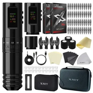 XNET Void Professional Wireless Tattoo Machine Pen Kit Adjustable Stroke 2.4-4.2 OLED Display Tattoo supplies For Tattoo Artists Bangladesh (New)