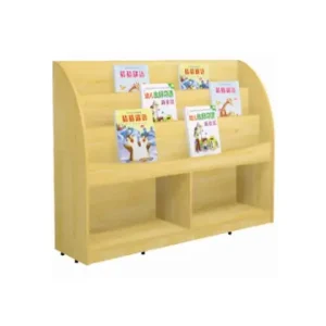 -For School Furniture Nursery and Kindergarten Furniture Modern Wooden Middle Size Kids Book Shelf and Bookcase& Bangladesh (New)