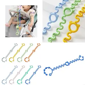090A Secure Baby Pacifier Holder with Adorable Detail Lovely Pacifier Chain Belt Bangladesh (New)