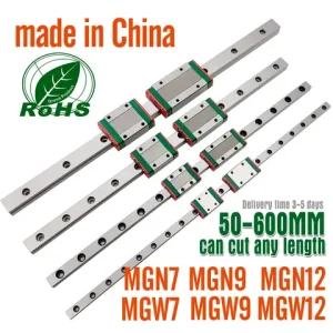 1 linear guide+1 carriage 3D Printer part MGN7C MGN9C MGN12H MGN15C miniature linear rail slide MGN7H MGN12C300/350/400mmMGN9H Bangladesh (New)