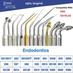 Woodpecker DTE Dental Endo Tips Ultrasonic Scaler Tips Scaling Tips ED-Series Fit NSK SATELEC Scaler Handpiece Dentistry Product Bangladesh (New)
