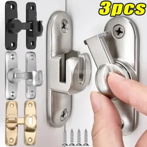 Zinc Alloy Door Bolts 90/180 Degree Flip Door Lock Home Security Sliding Doors Latch Small Gate Latches Hardware Anti-theft Lock Bangladesh (New)