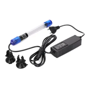 ZK20 Waterproof UV Sterilizer Light Lamp Bacteria killing for Aquarium Fish Tank 13W EU plug Bangladesh (New)
