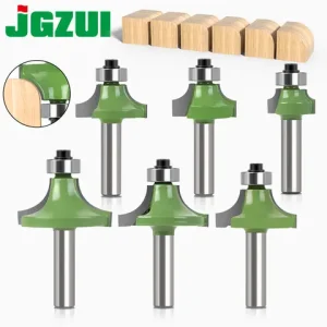 Wood Router 8mm Shank Straight End Mill Trimmer Cleaning Flush Trim Corner Round Cove Box Bits Tool Milling Cutter New Bangladesh (New)