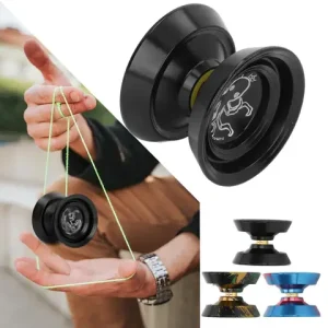 YoYo Ball Unresponsive Aluminum Alloy Advanced Fade Free Exquisite for Competition with Glove 3pcs Strings Bangladesh (New)