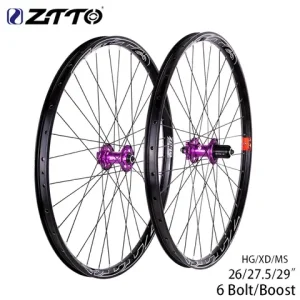 ZTTO MTB Bike P3 AL25 Wheels 26" 27.5" 29" Bicycle Disc Brake Rim 148 Boost Center Lock 6-Bolt Mountain Bicycle DH Wheelset Bangladesh (New)