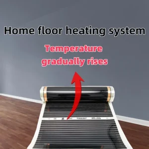 0.125-4m² New MINCO HEAT 50cm wide, 220W/m² far-infrared electric heating membrane, suitable for home floor heating system Bangladesh (New)