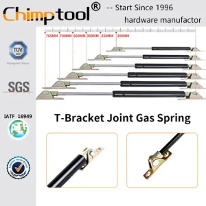 1 Pc T-Bracket joint Gas Spring Universal Shock Absorber Hydraulic Lift Support Strut Bar For RV Bed Car Furniture Can Customize Bangladesh (New)