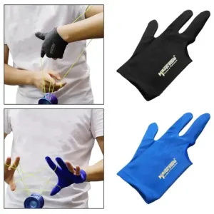 Yoyo Glove Three Finger Gloves Anti Slip Elastic Billiard Gloves for Adults Bangladesh (New)