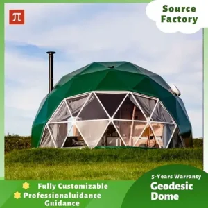 【Europe Stock】 Or Luxury Geodesic Dome Tent Waterproof PVC Outdoor Camping Pod For Resort Hotel Garden Bangladesh (New)