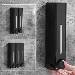 ZAOQI 500ML Soap Dispenser Wall Mounted Shower Soap Dispenser Shower Gel Detergent Dispenser for Bathroom Accessories DropShip Bangladesh (New)