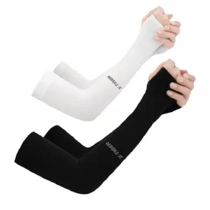 X-TIGER Cycling Arm Sleeves Ice Fabric Anti-UV Sunscreen Running Cycling Sleeve Outdoor Sport Cycling Arm Warmers Men Women Bangladesh (New)