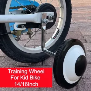 1 Pair Auxiliary Wheel Children's Bicycle Training Wheel 14/16 Inches General Side Wheels With Torx/Hexagonal Screws White Black Bangladesh (New)