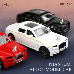 (bagged)1:43 Rolls-Royce Phantom, Alloy Model Car, Simulated vehicle, children alloy car, boy's toy model, car ornaments Bangladesh (New)