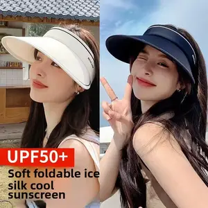 Women's Summer Sun Hat, Korean-style Empty-top Sun Protection Hat, Internet-famous Women's Headband-style Fashionable Sun Hat Bangladesh (New)