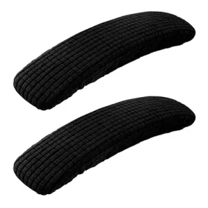 1 Pair Office Chair-Arm Cover Dustproof Stretchable Stain Resistant Spandex Stretch Computer Chair Arm Slipcover Bangladesh (New)