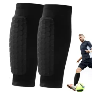 1 pair Ski Shin Pads Honeycomb Shin Guards Soccer Adult Ski Boot Shin Protector Adult Breathable Pads For Athletes Of All Ages Bangladesh (New)