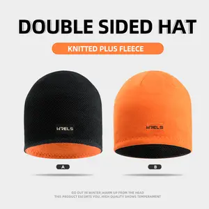 WRELS Winter Warm Two Sided Hat Unisex Windproof Outdoor Fleece Sports Hat Fishing Cycling Bonnet Hunting Camping Hiking Caps Bangladesh (New)