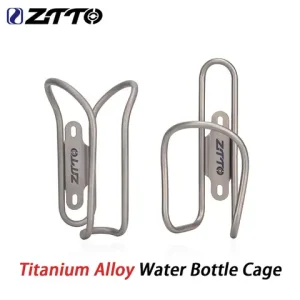 ZTTO Bicycle Water Bottle Holder Bracket Titanium Alloy Cage Bike Kettle Rack Riding Lightweight For Cycling Fits Any Bike Bangladesh (New)