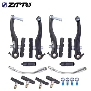 ZTTO V Brake Calipers Set Bicycle Linear Pull V Brake Caliper Set Bicycle Brake Pads Shoes For MTB Road BMX Folding Cruiser Bike Bangladesh (New)