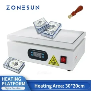 ZONESUN Cellophane Wrapping Machine Poker Box Cigarettes Perfume Cosmetics BOPP Film PVC Sealable Film Sealing Packaging Machine Bangladesh (New)
