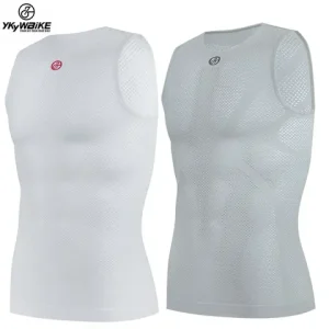 YKYWBIKE Cycling Vest High Elastici Cycling Base Layer Jersey MTB Road Bike Bicycle Vest Running Sport Cycling Underwear 5 Color Bangladesh (New)
