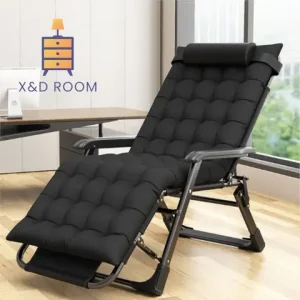 X&D Lunch And Nap Dual Use Reclining Folding Lounge Chair Backrest Leisure Outdoor Fold Chair Portable Beach Chair Marching Beds Bangladesh (New)