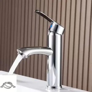 Wonderful Basin Bathroom Sink Faucet Chrome Water Faucet Hand -watert Basin Bathroom Bathroom Splash Anti Hot and Hot Faucet Bangladesh (New)