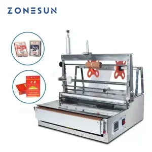 ZONESUN ZS-ACW88 Manual Cigarette Poker Box BOPP Cellophane Film Heat Sealing Wrapping Packaing Machine Bangladesh (New)