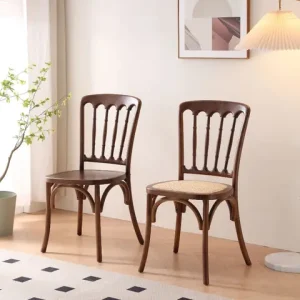 （VIP2） North American Black Walnut Balcony Restaurant Simple Chair Solid Wood Leisure Bangladesh (New)