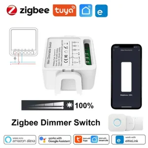 Zigbee Smart Dimmer Switch Module Mini Dimmable Light Switch Module LED Controller Tuya APP Control Voice For Alexa Google Home Bangladesh (New)