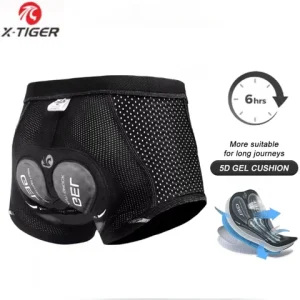 X-TIGER Men's Cycling Underwear Shorts 5D Gel Pad Breathable Non-Slip Bike Shorts Bike Underpant MTB Road Bike Riding Shorts Bangladesh (New)