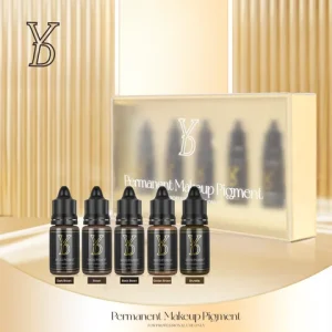 YDPMU Organic Nano Brow Pigment Ink Set 5 Colors Pro Semi Permanent Makeup Eyebrow Tattoo Ink for Hairstroke&Shading PMU Artist Bangladesh (New)